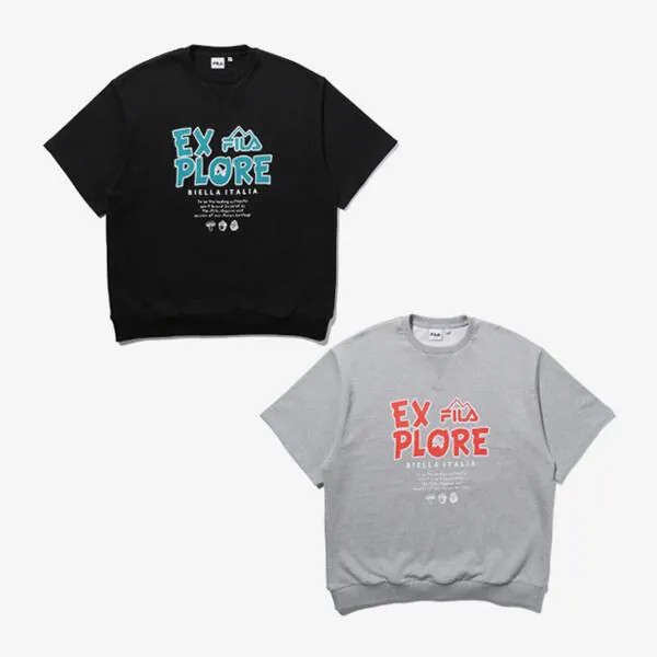 [Fila]EXPLORE/Short Sleeve/Sweatshirt