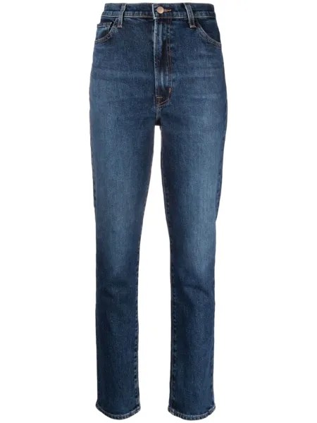 J Brand прямые джинсы с завышенной талией