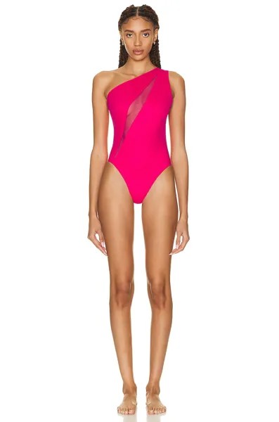 Купальник Versace One Piece, цвет Tropical Pink