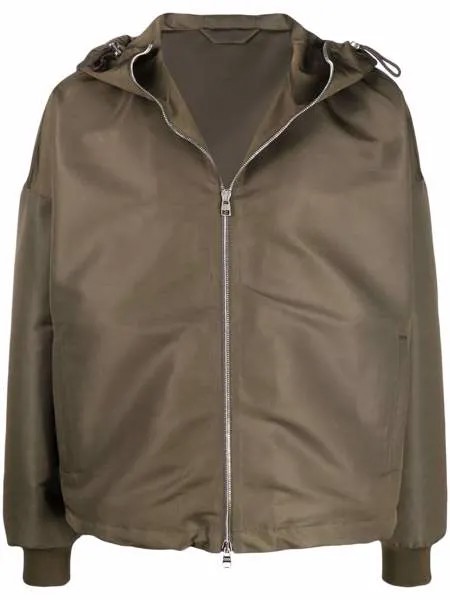 Alexander McQueen куртка Blake Illustration с капюшоном