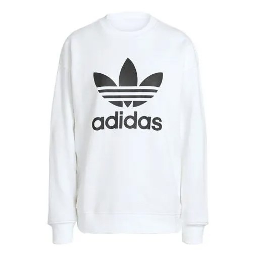 Толстовка Adidas originals Logo Printing Sports Pullover White, Белый