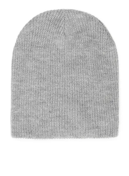 Шапка бини мужская Oodji 8B043004M, серый