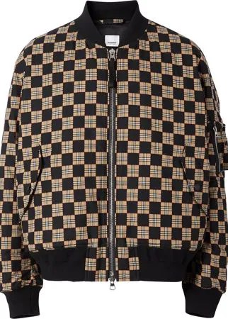 Burberry бомбер в шахматную клетку