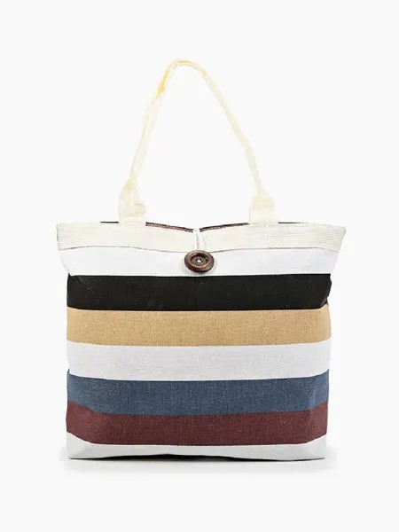 Пляжная сумка женская Rosedena BAG-46-LMC-G6686A бежевая