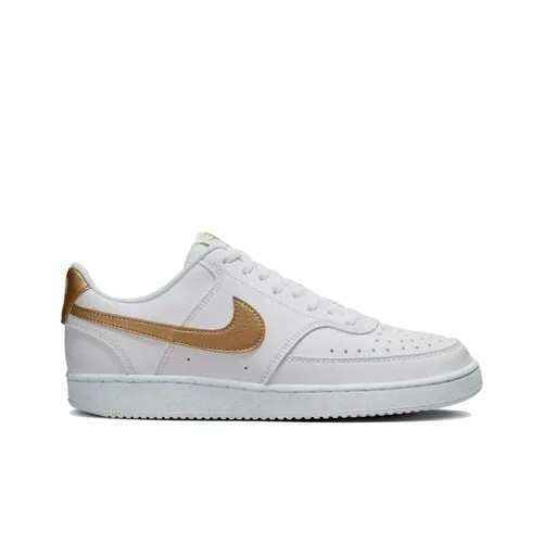 Кеды NIKE Court Vision Mid Next Nature, размер 6.5 US, white/gold