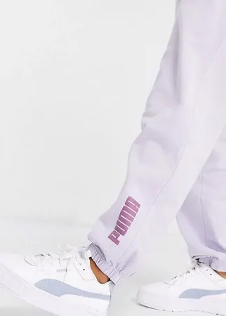 Светло-сиреневые выбеленные джоггеры PUMA – эксклюзивно для ASOS-Фиолетовый цвет