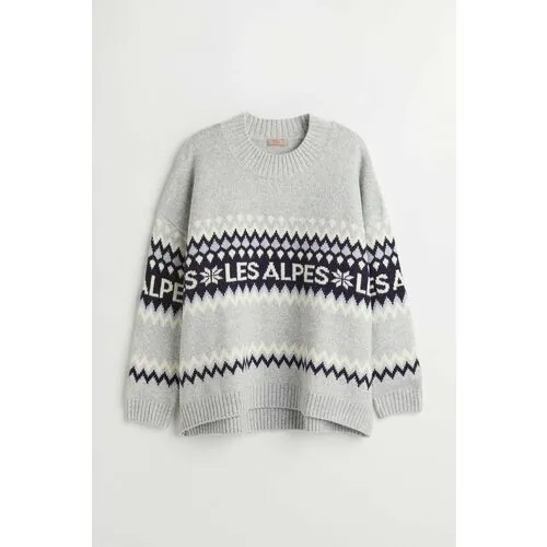 Свитер H&M, размер L, серый