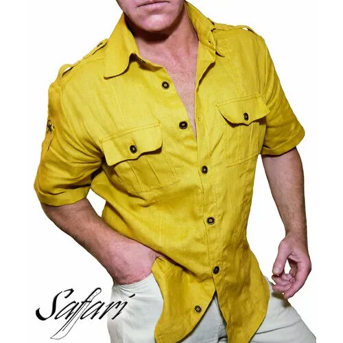 Рубашка SAFARI, размер 2XL, желтый
