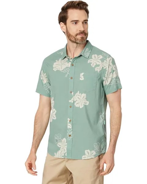 Рубашка VISSLA Byebiscus Eco Woven, цвет Light Sage