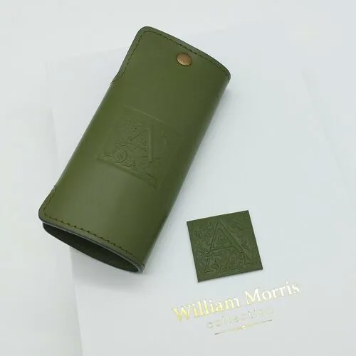Ключница William Morris, гладкая фактура, зеленый