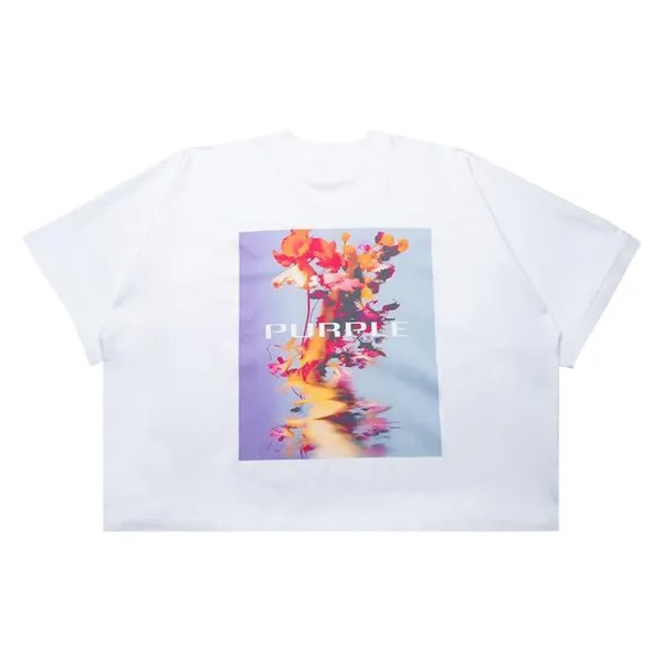 Футболка PURPLE BRAND Heavyweight Jersey Oversized T-Shirt, белый