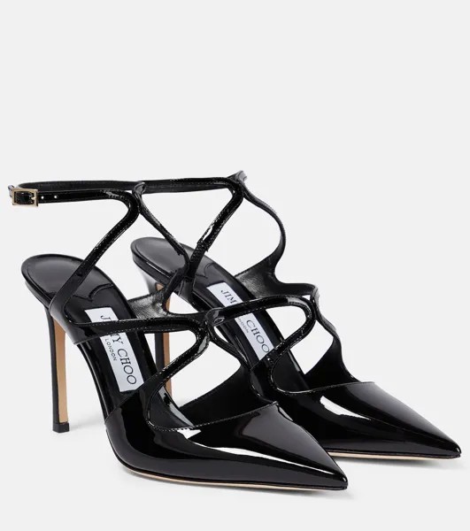 Туфли Azia из лакированной кожи Jimmy Choo, черный