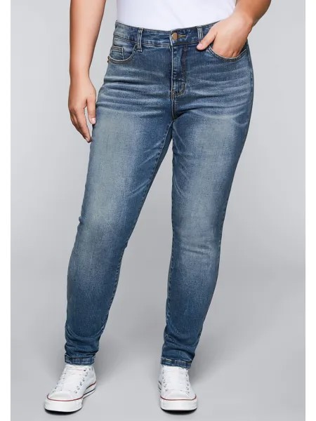 Джинсы sheego, цвет blue Denim