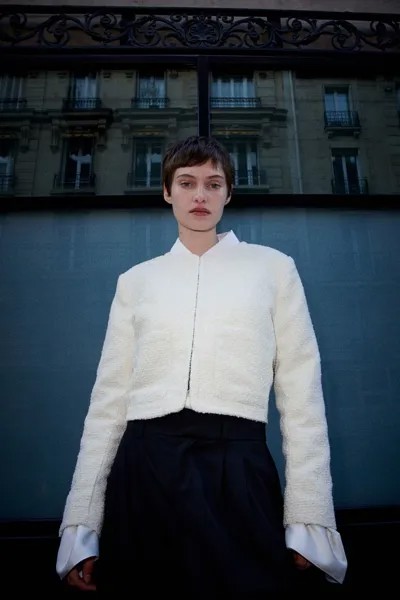 Куртка-Букле H&M, бежевый