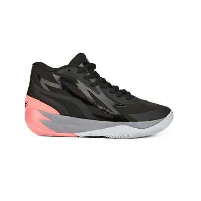 Puma Mb.02 X Basketball Youth Boys Черные кроссовки Спортивная обувь 37835701