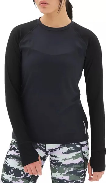 Женский топ с длинными рукавами New Balance Shape Shield, черный