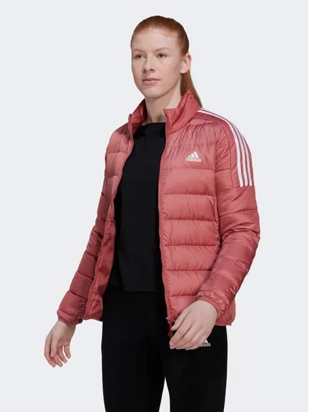 Пуховик узкого кроя Adidas, красный
