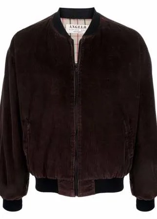 A.N.G.E.L.O. Vintage Cult бархатный бомбер 1980-х годов
