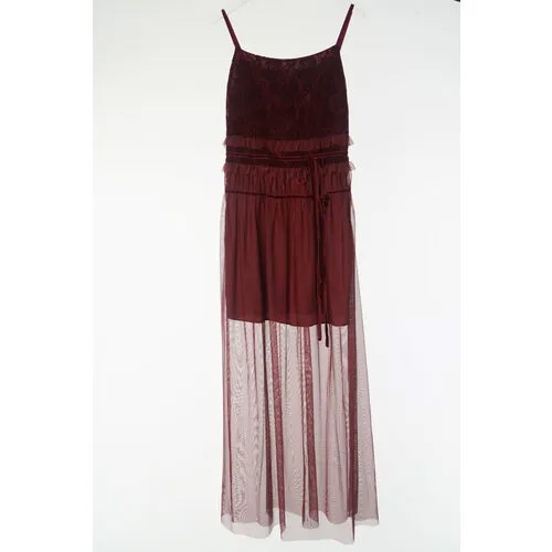 Платье Tresophie, размер 46, бордовый