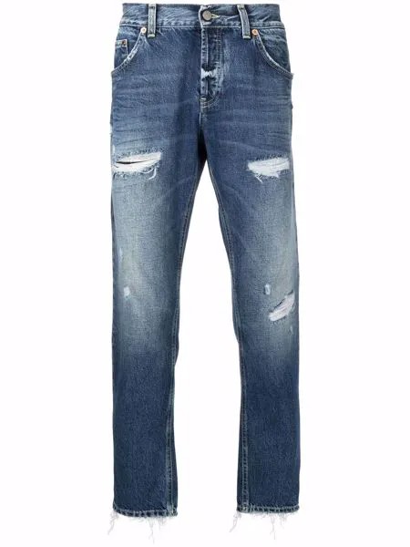DONDUP прямые джинсы pre-owned с эффектом потертости
