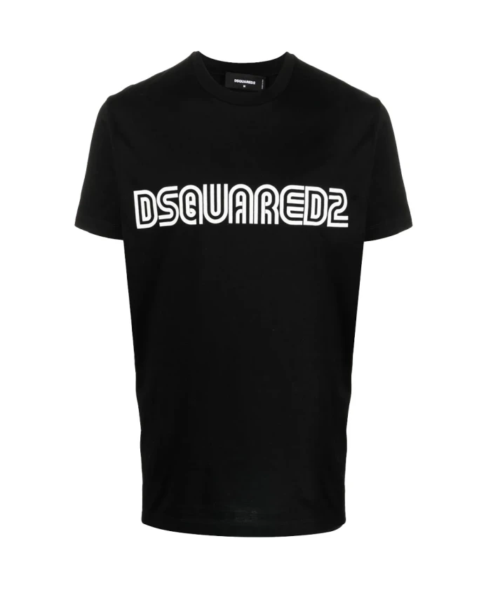 Футболка с логотипом Dsquared2, черный