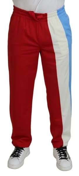 DOLCE - GABBANA Брюки Разноцветные мужские спортивные брюки из полиэстера IT48/W34/M 1350usd