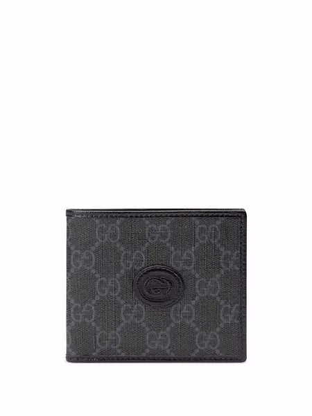 Gucci бумажник из канваса с узором GG