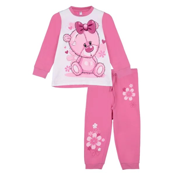 Playtoday Комплект для девочки (Толстовка и брюки) Teddy 12329098