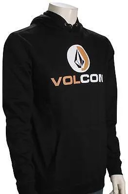 Пуловер с капюшоном Volcom Blaquedout — черный — новинка