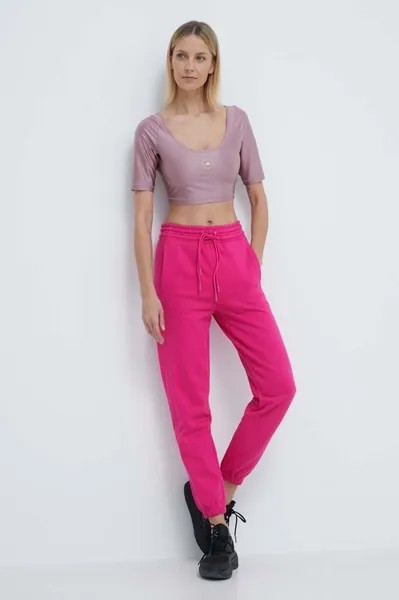 Спортивные штаны adidas by Stella McCartney, розовый