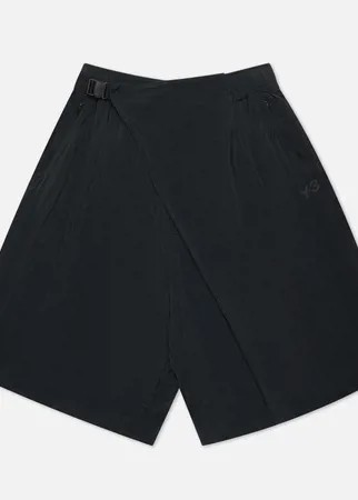 Мужские шорты Y-3 Chapter 3 Sanded Cupro, цвет чёрный, размер XL