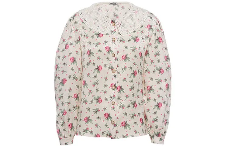 Рубашка женская Miu Miu, кремовый