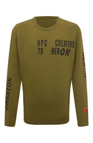 Хлопковый лонгслив Heron Preston