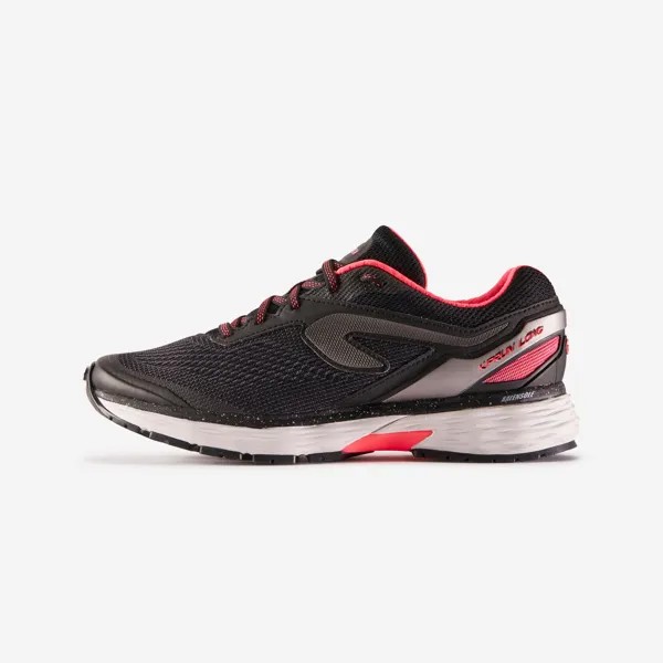 КРОССОВКИ ДЛЯ БЕГА KIPRUN LONG 2 - ЧЕРНО-РОЗОВЫЕ Kiprun