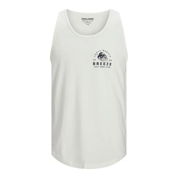 Футболка Jack & Jones Breezy Graphic sleeveless T-shirt, белый