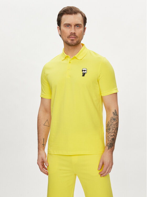 Рубашка поло Karl Lagerfeld, желтый