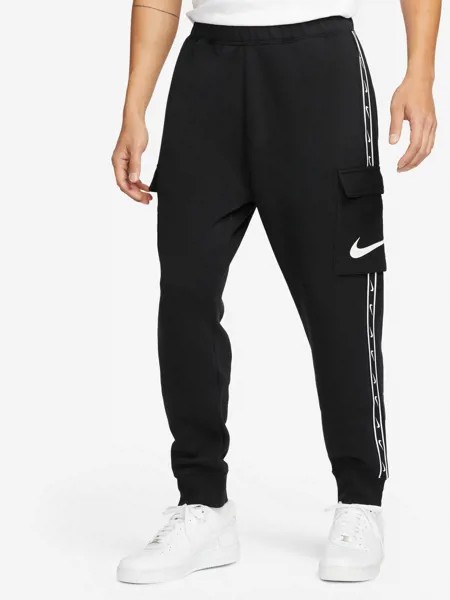 Брюки мужские Nike Repeat Fleece Cargo, Черный