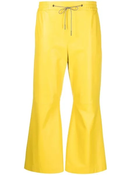 Fabiana Filippi укороченные расклешенные брюки с кулиской, желтый