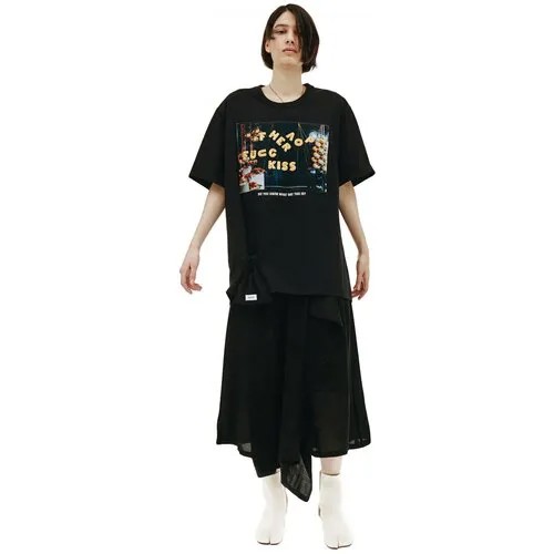 Doublet Футболка с буквами и мешочком сбоку L
