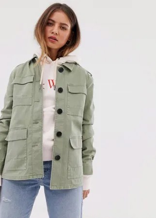 Куртка в стиле милитари Jack Wills Garrowby-Зеленый