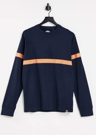 Темно-синий лонгслив со светоотражающей вставкой Dickies West Ferriday