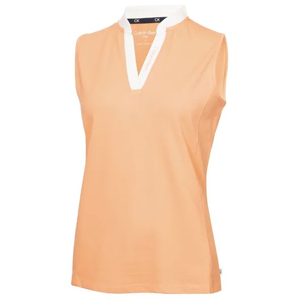 Поло Calvin Klein Golf Dayton, оранжевый