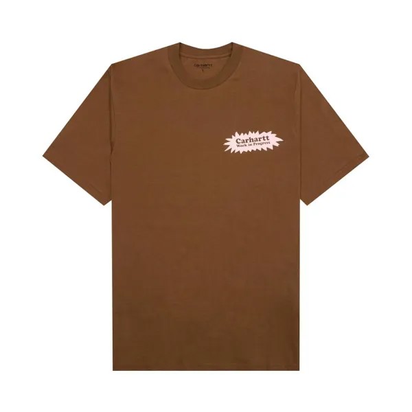 Футболка Carhartt WIP Short-Sleeve Bam T-Shirt, коричневый