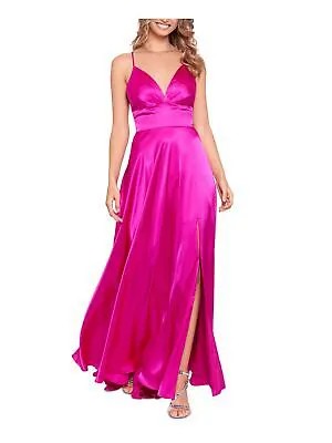 Женское розовое деловое платье BLONDIE NITES на тонких бретельках с корсетом на спине для юниоров 0