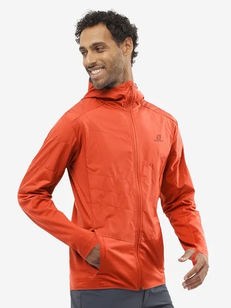 Джемпер флисовый мужской Salomon Outline As Hybrid, Красный