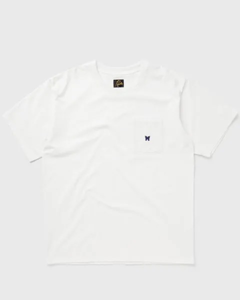 Футболка Needles S/S Crew Neck Tee, цвет a-white