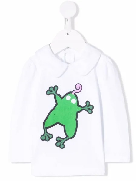 Marni Kids топ с длинными рукавами и принтом