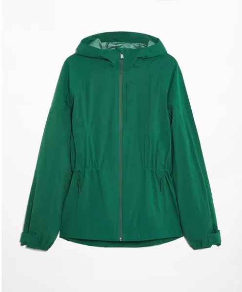 Куртка Oysho 5k Water Resistant Shell, зеленый
