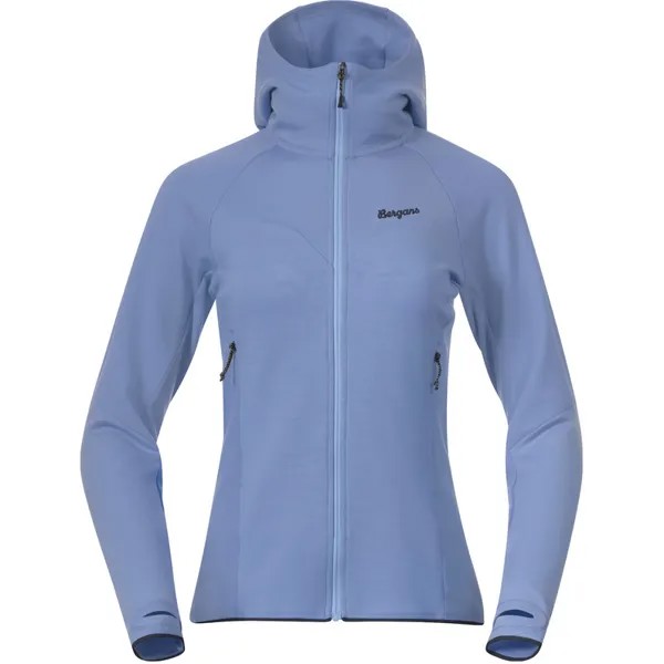 Женская куртка с капюшоном Tind Merino Bergans, синий