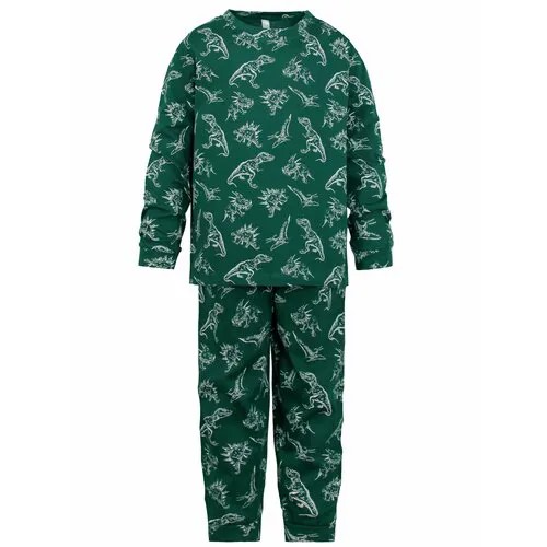 Пижама  ИНОВО, размер 104, зеленый